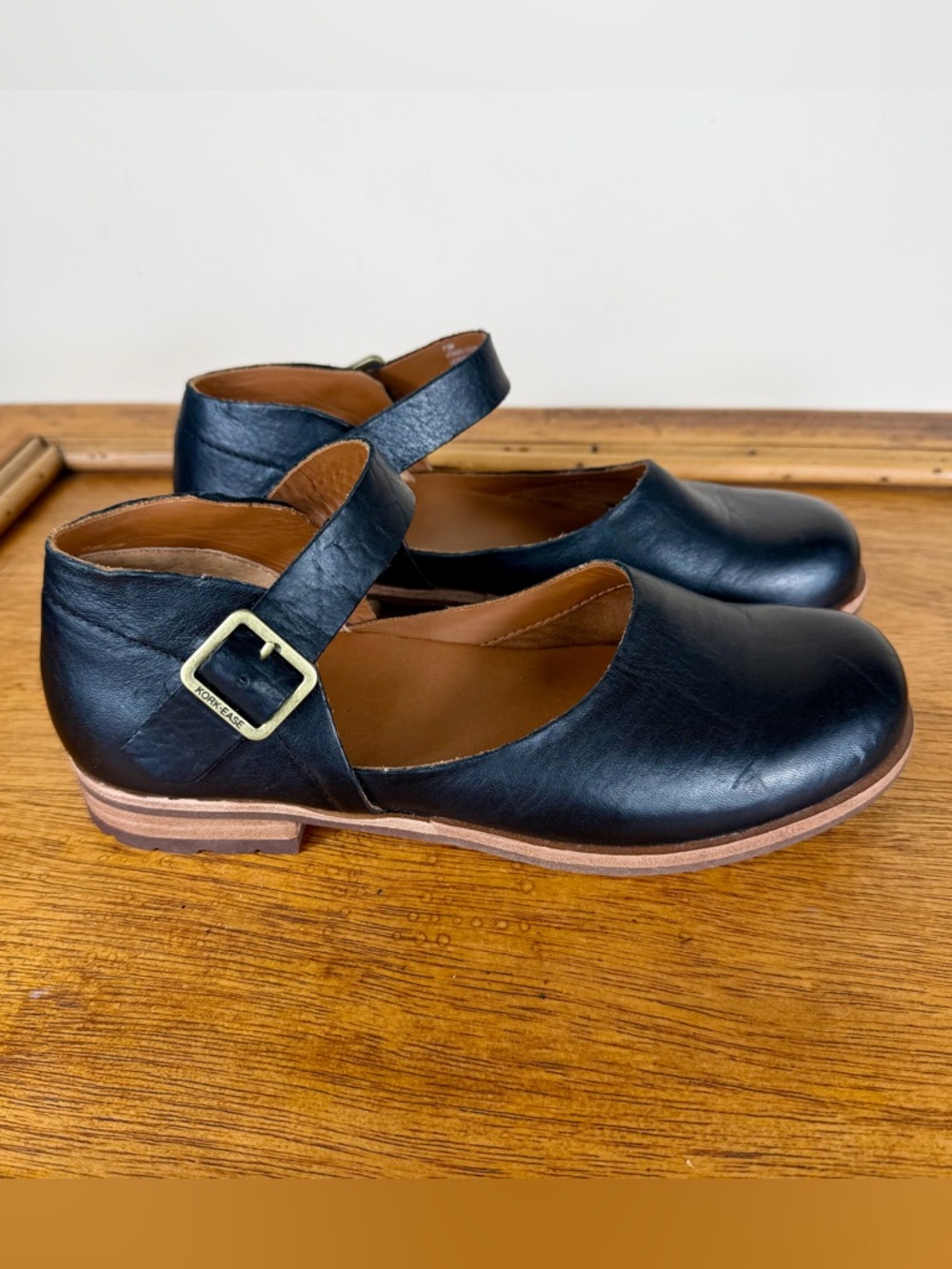 Kork-Ease Women’s Bellota Mary Jane Flat Black Black Size 7 - Picture 2 of 14